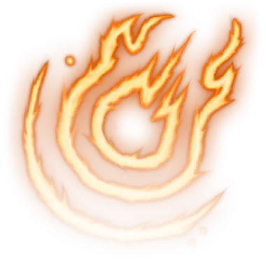 Ingame-Darstellung des Feuerball-Zaubers